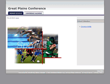 Tablet Screenshot of greatplainsconference.org